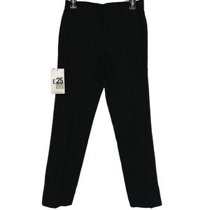 Topman Pinstripe High Waist Pleated Pants Black Size 28 NWT